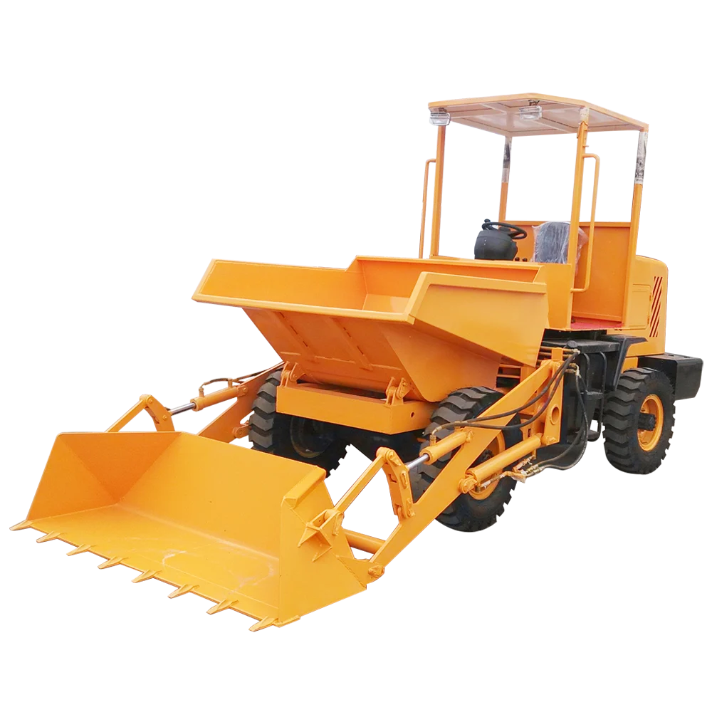 FJZ30 3 Ton Wheeled Mini Dumper with Front Bucket